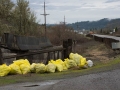 Yoncalla Drain Oregon Eagle Valley Volunteer Clean up February 8 2015